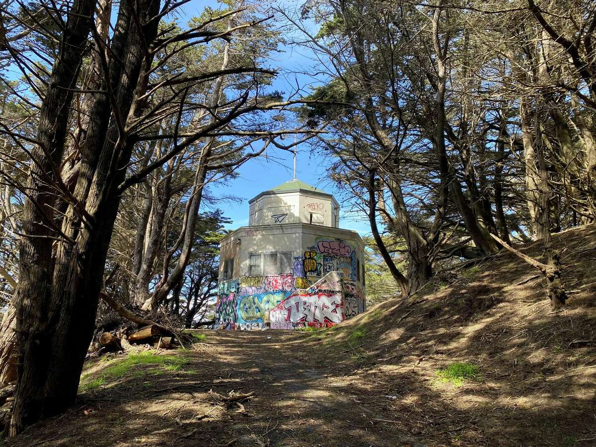 La casa octágono de Lands End en San Francisco, California.