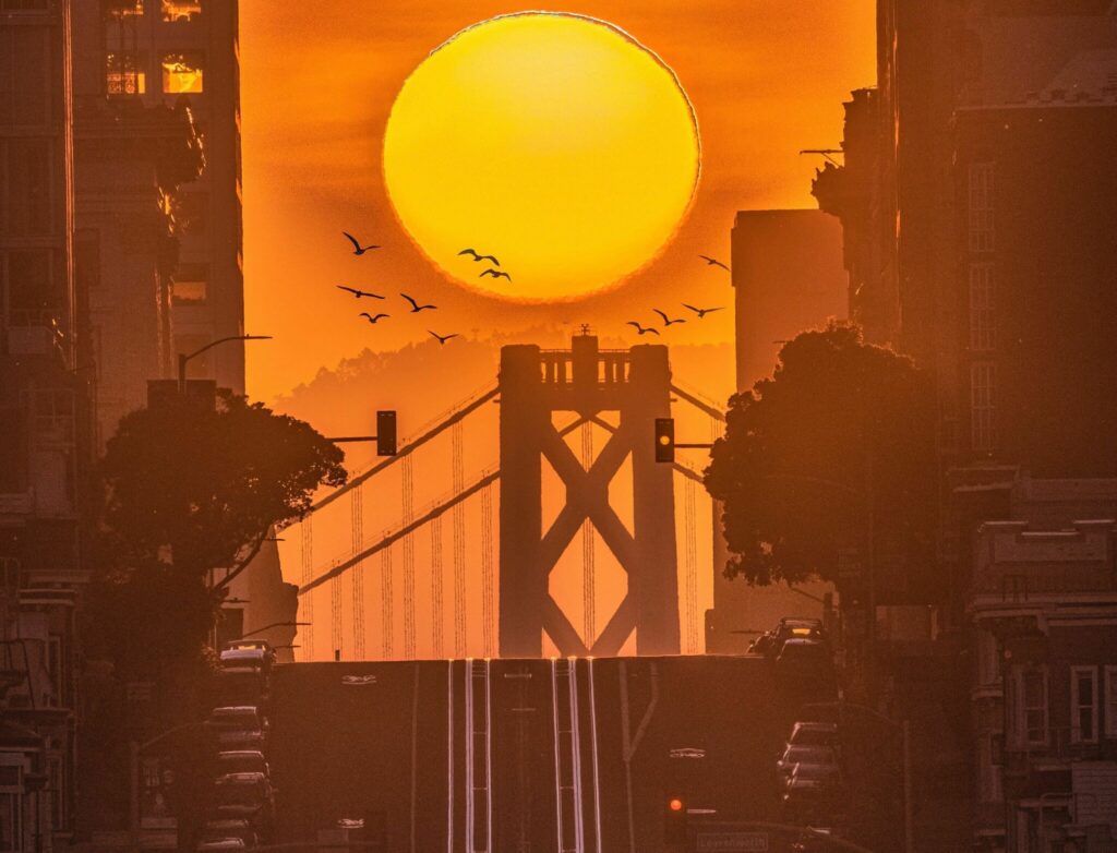 Los fotógrafos acuden en masa para tomar una foto icónica de San Francisco