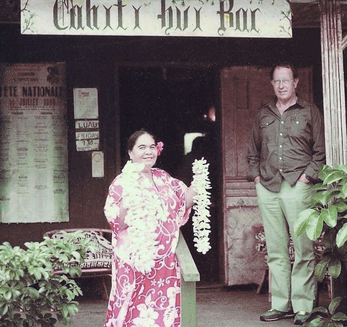 Louise y Brian Marston en los primeros pasos de Tahiti Nui.