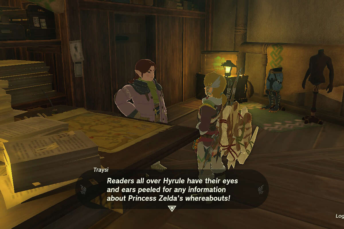 El Lucky Clover Gazette en The Legend of Zelda: Tears of the Kingdom está dirigido por el editor en jefe Traysi, quien le da al jugador misiones en todo el mapa de Hyrule.