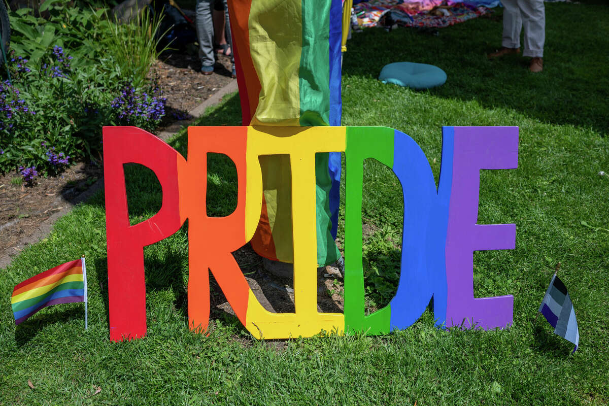 Una vista de SLO Pridefest en el centro de San Luis Obispo, el sábado 3 de junio de 2023. 