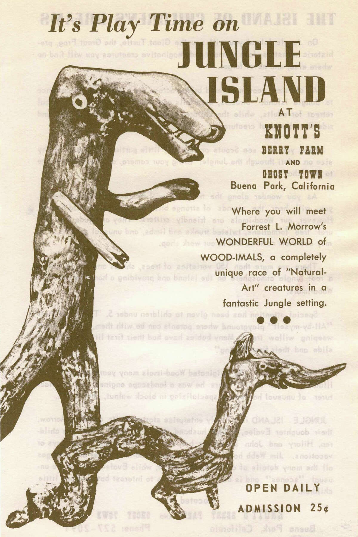 El folleto de Jungle Island, cuando la entrada costaba <img class=