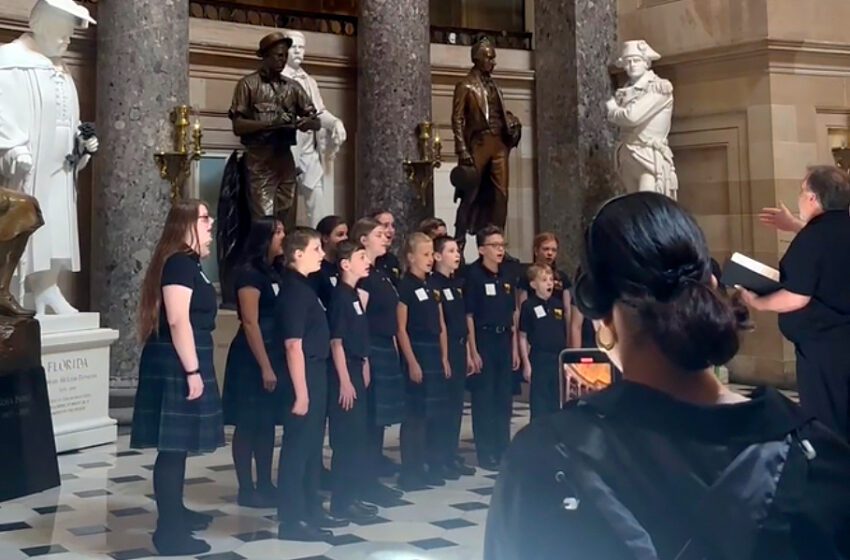  Lo que llevó a la Policía del Capitolio a detener una actuación de jóvenes de la ‘Star-Spangled Banner’